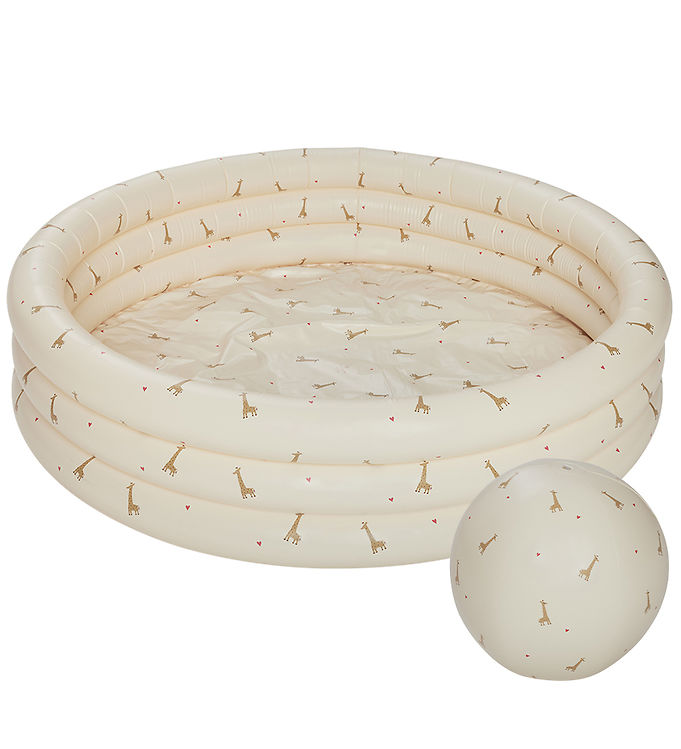 Badebassin M. Badebold   120x26 Cm   Butter Giraffe fra Oyoy