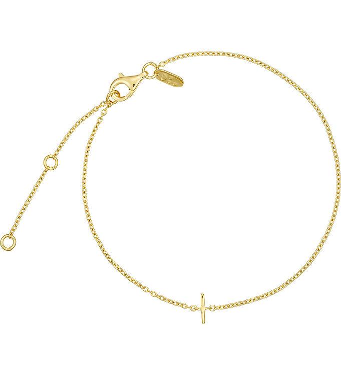 18k Guldbelagt Armbånd fra Design Letters - Fantastisk Tilbud!
