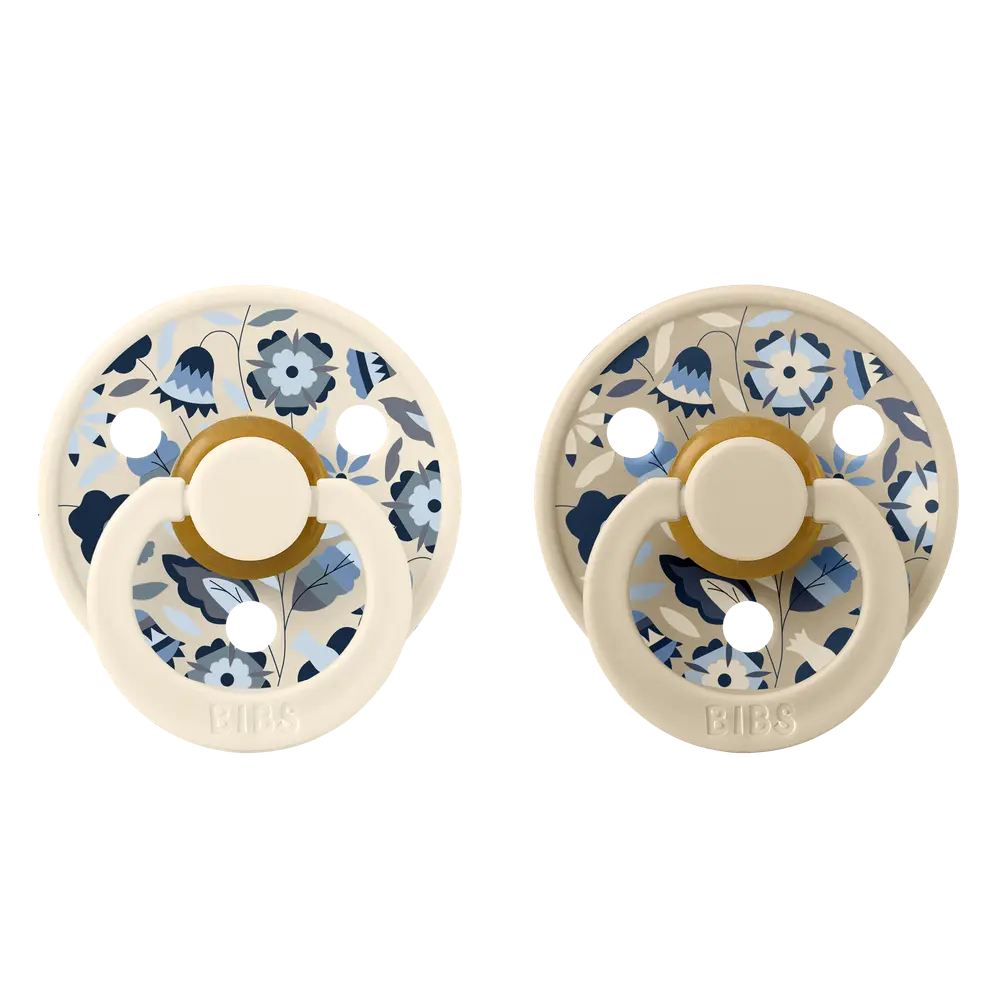 2 Pk Colour Bobo Latex Str.2 Ivory Mix fra Bibs X Liberty