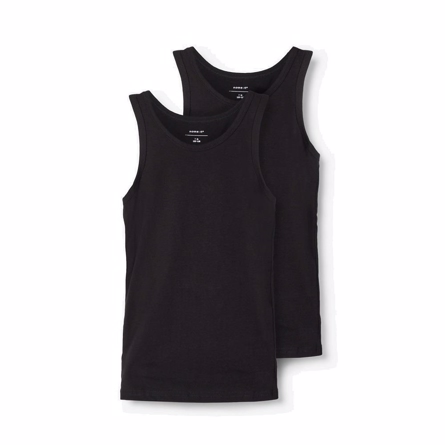 2 Pak Basis Tanktop Sort fra Name It