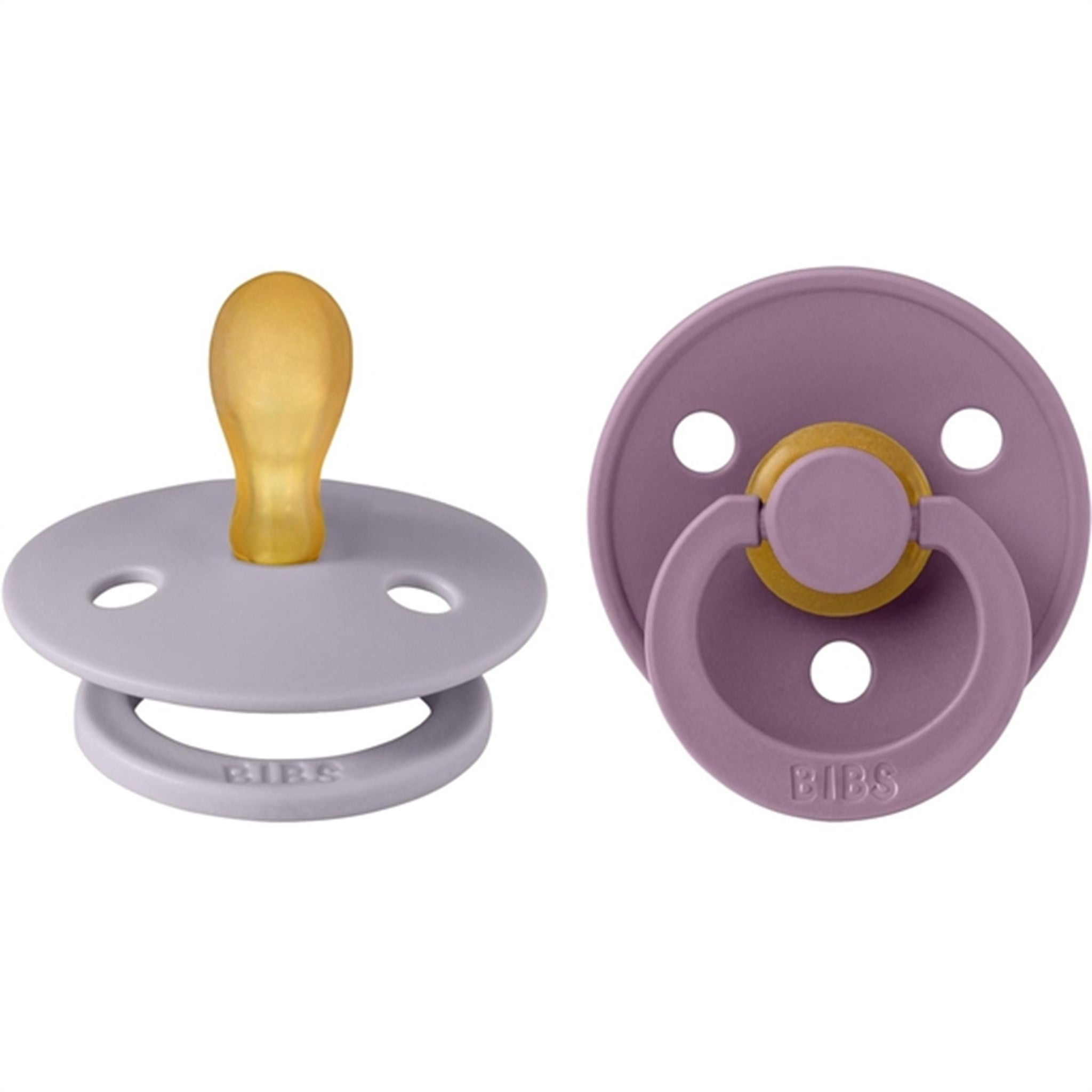 Colour Latex Symmetriske Sutter 2 Pak Fossil Grey Mauve   Str. 1 fra Bibs