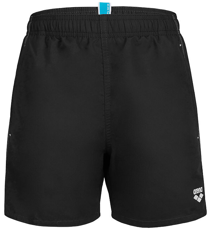 Badeshorts   Solid R   Sort Hvid fra Arena