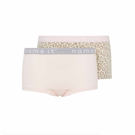 2 Pak Basis Hipsters Rosa Leo fra Name It