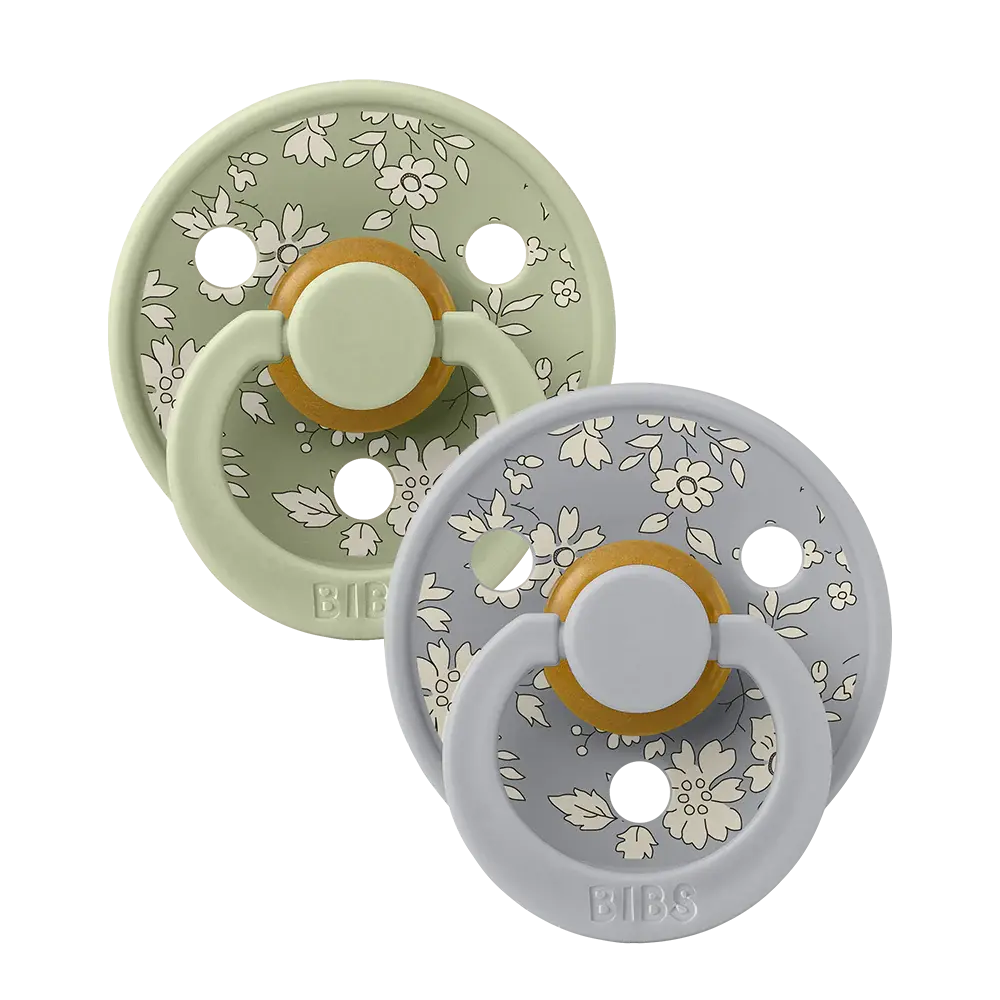 2 Pk Colour Capel Latex Size 2 Sage Mix fra Bibs X Liberty