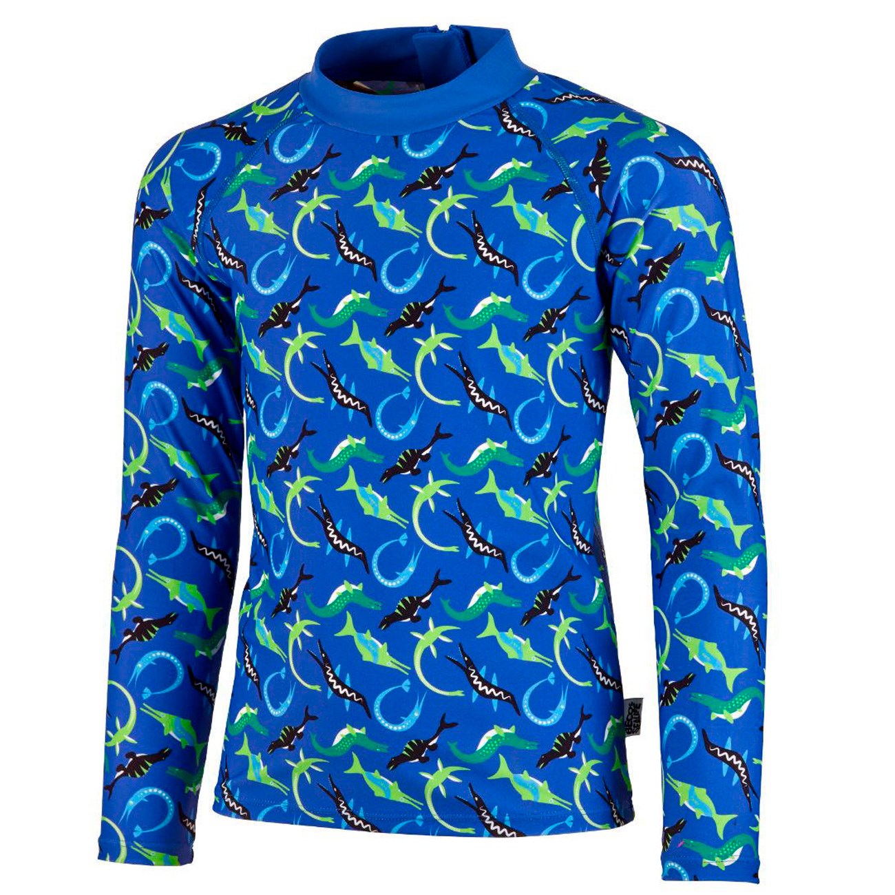 Blå Rashguard med Ocean Dinos, Str. 104 fra Beco