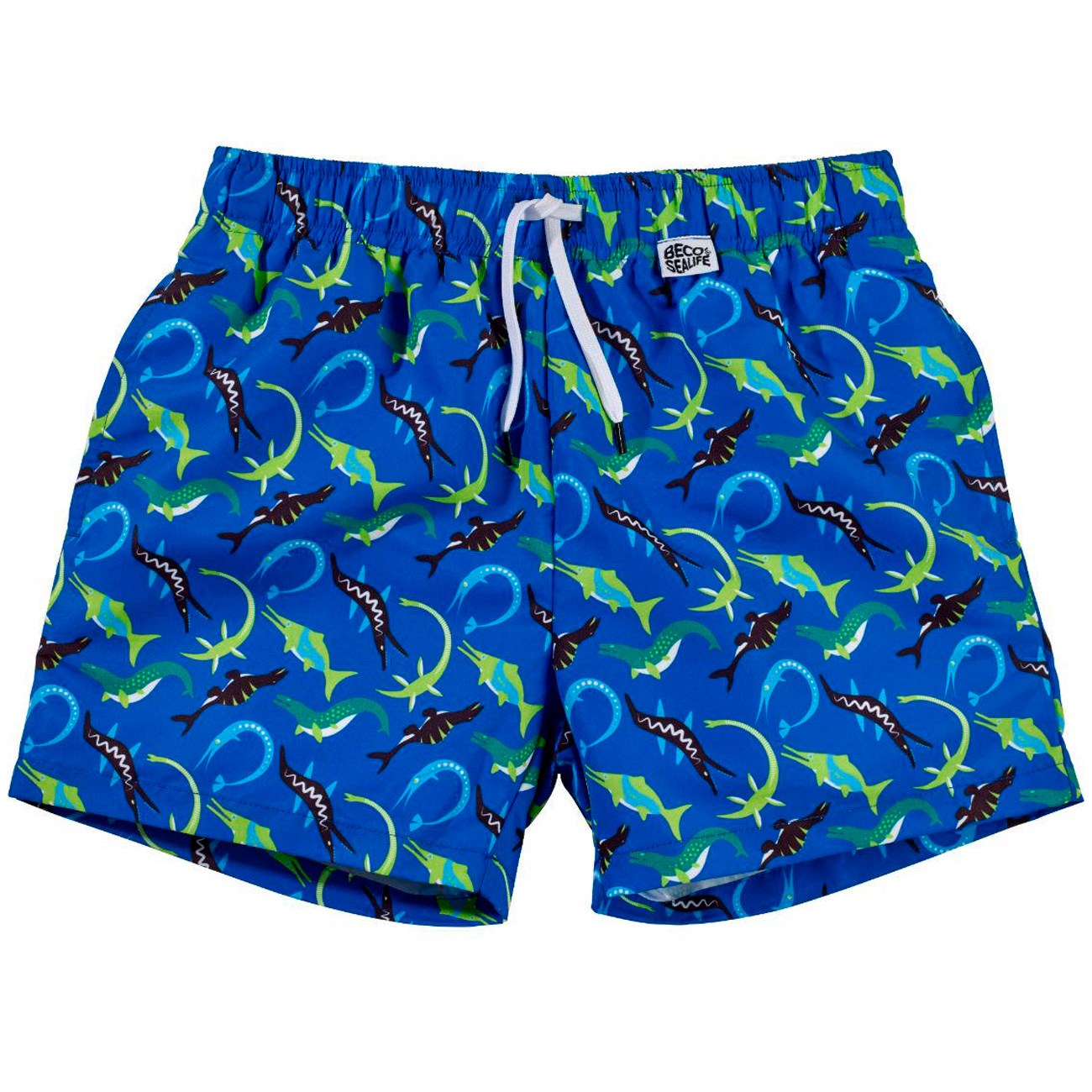 Beco Ocean Dinos Badeshorts til Drenge - Blå Design
