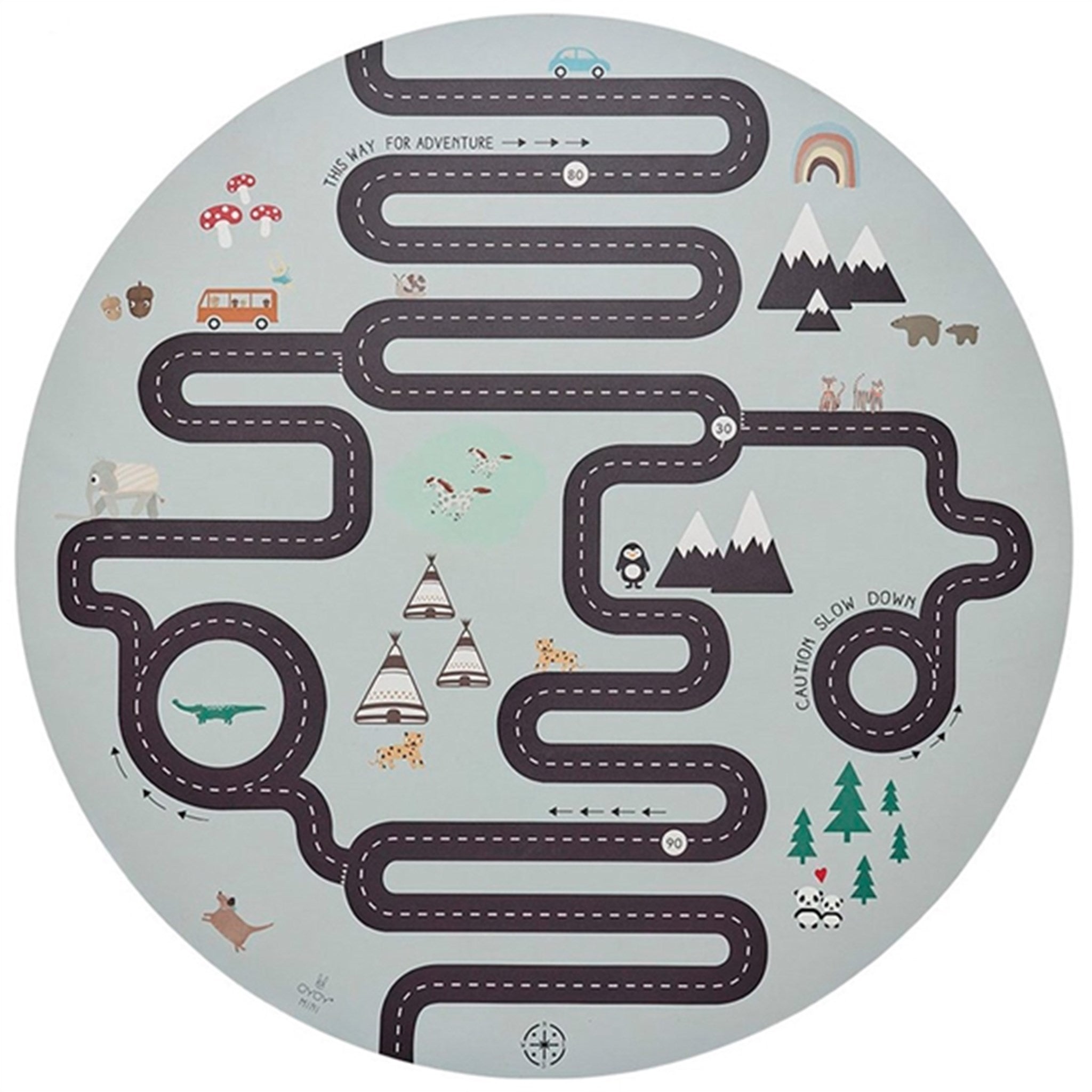 Adventure Legetæppe Multi fra Oyoy