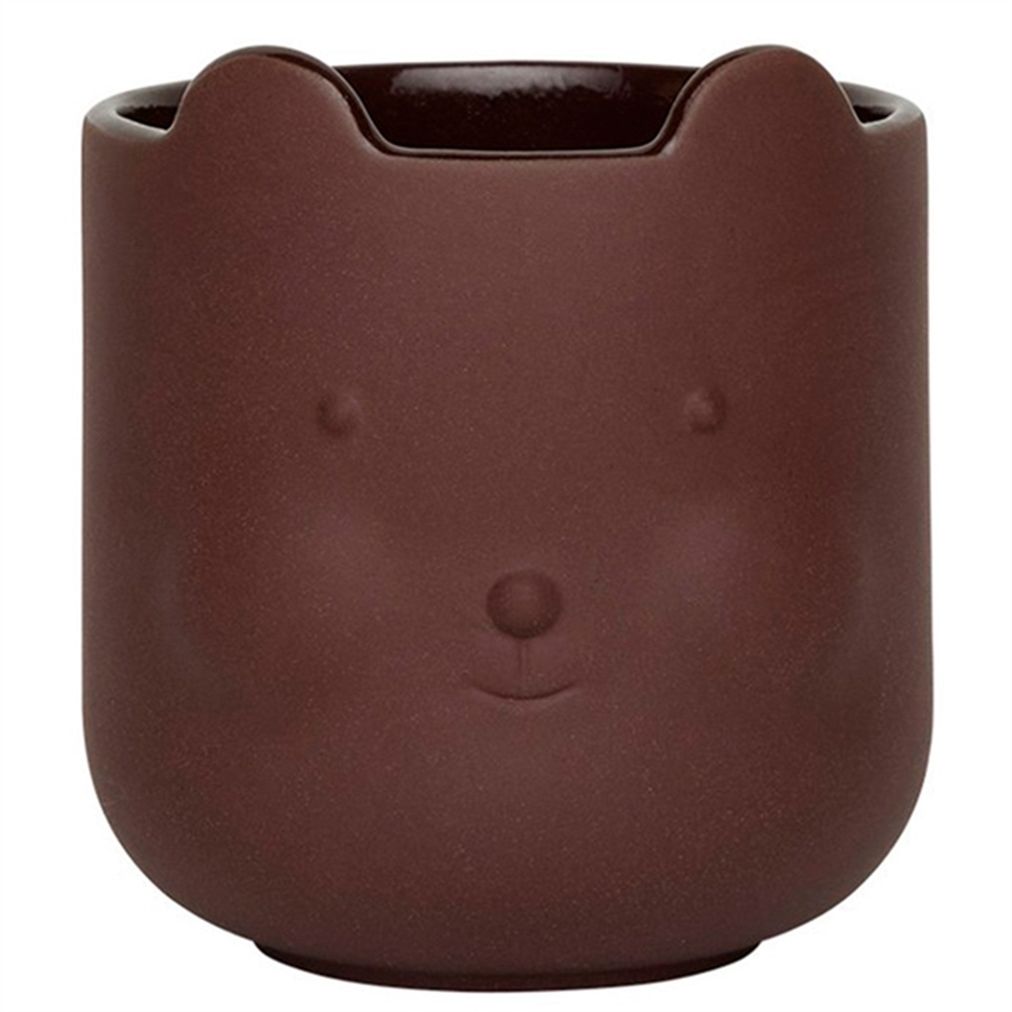 Bear Krukke Dark Terracotta fra Oyoy